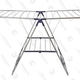 Gullwing style steel racks are durable and great for heavier items like pants, but they can rust if you use them outside.